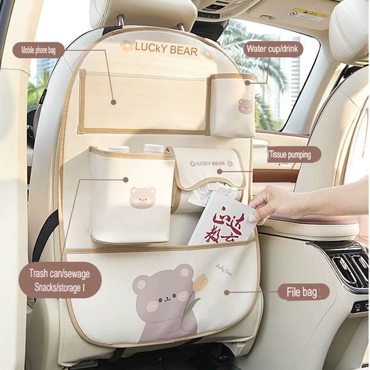 Car back seat storage