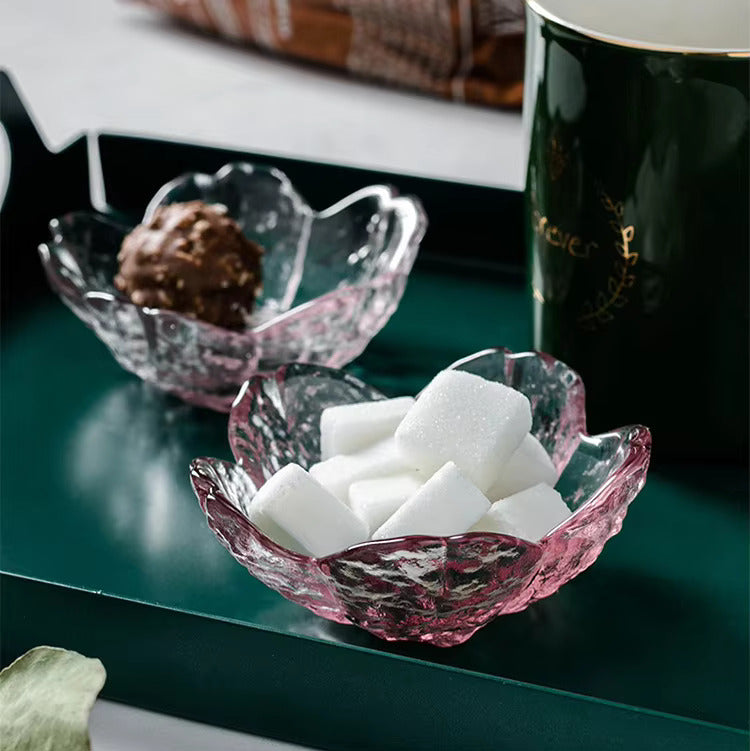 4 pcs Cherry Blossoms Shape Glass
